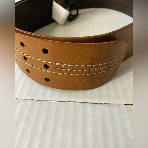 Diesel Threey Vintage Tan Leather Belt Size 34/90 - Picture 7 of 16